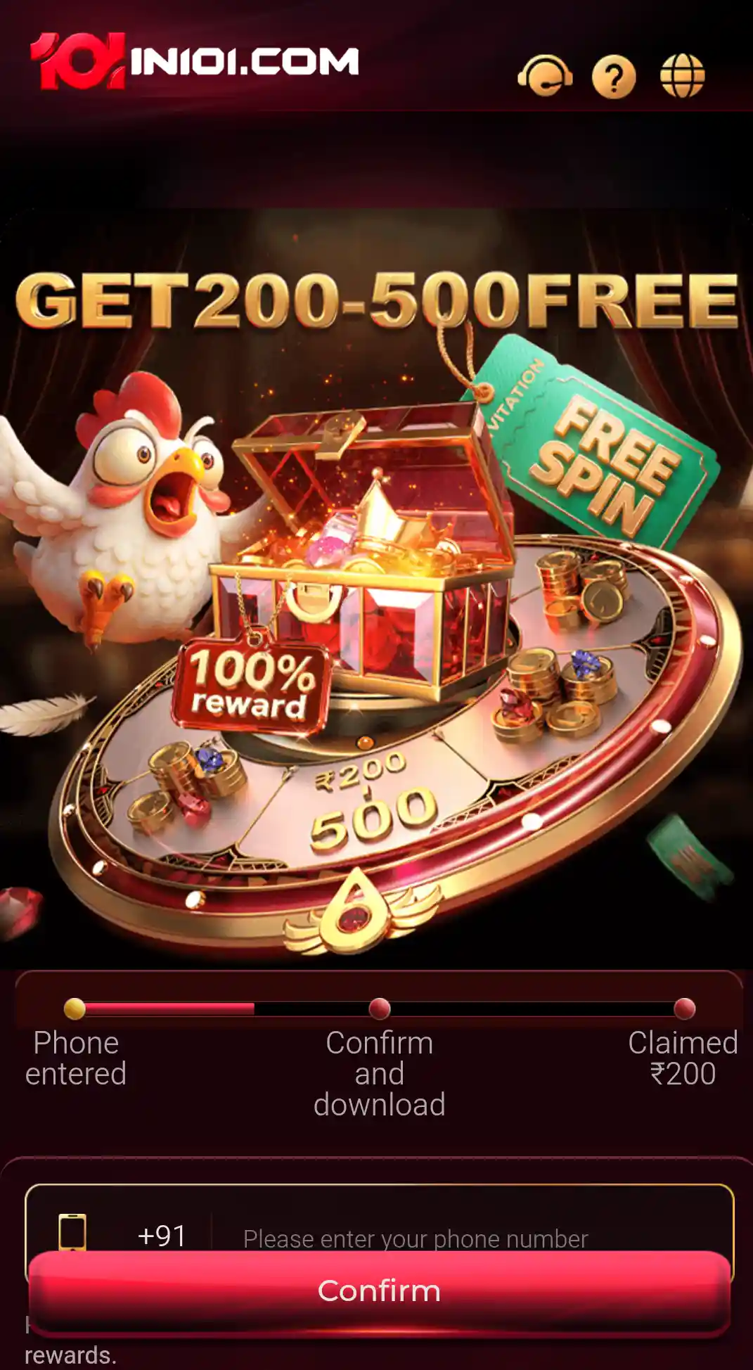 IN101 Game APK Download Android screen